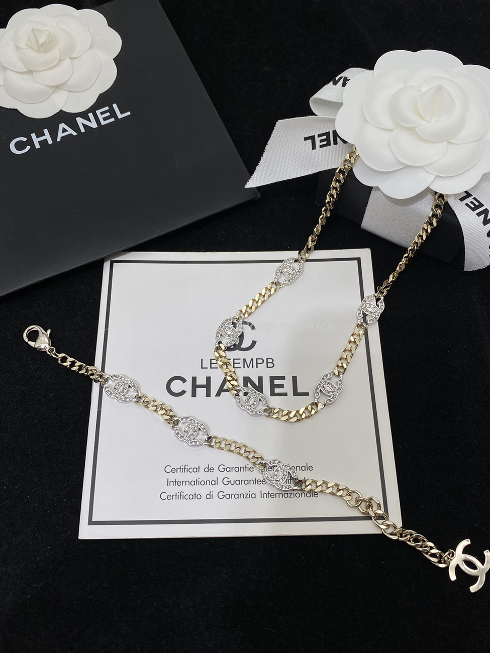 Chanel Pre Owned Cc Diamond Pendant Necklace (6) - www.newkick.org